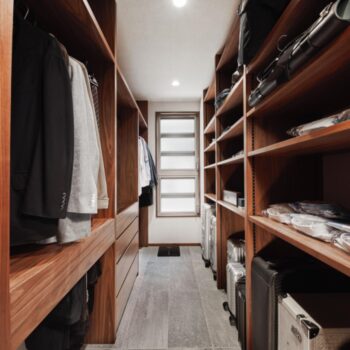 クローゼット収納,ウォールナット,オーダー家具