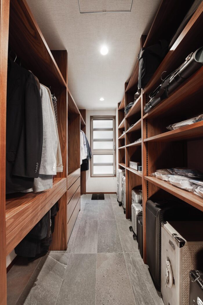 クローゼット収納,ウォールナット,オーダー家具