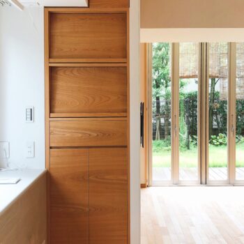 オーダー家具,東京,無垢家具,レコード収納,収納棚,山桜