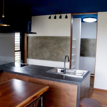 キッチン、ジンク板、ボード