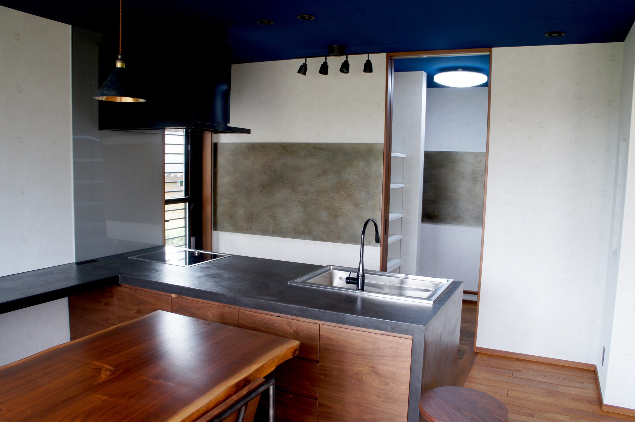 キッチン、ジンク板、ボード