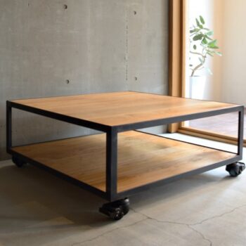 オーダー家具,ローテーブル,オーク,天板,オーダー家具