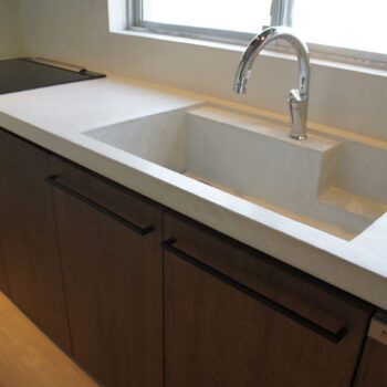 キッチン、モールテックス 、ウォールナット